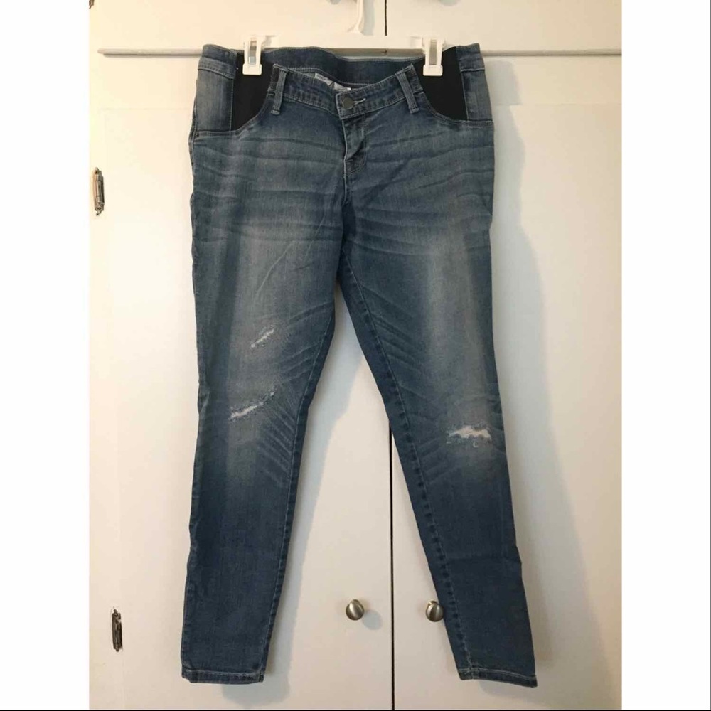 Maternity Ripped Jeans